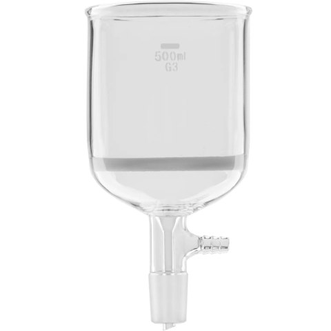 Lejek szklany filtrujący laboratoryjny 500 ml szlif 24/40 Lejek szklany filtrujący laboratoryjny 500 ml szlif 24/40