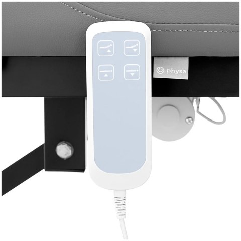 Łóżko stół kosmetyczny do masażu elektryczny 2 silniki 200 kg LYON - czarno szary Łóżko stół kosmetyczny do masażu elektryczny 2 silniki 200 kg LYON - czarno szary