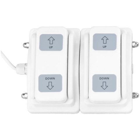 Łóżko stół kosmetyczny do masażu elektryczny 2 silniki 200 kg LYON - czarno szary Łóżko stół kosmetyczny do masażu elektryczny 2 silniki 200 kg LYON - czarno szary