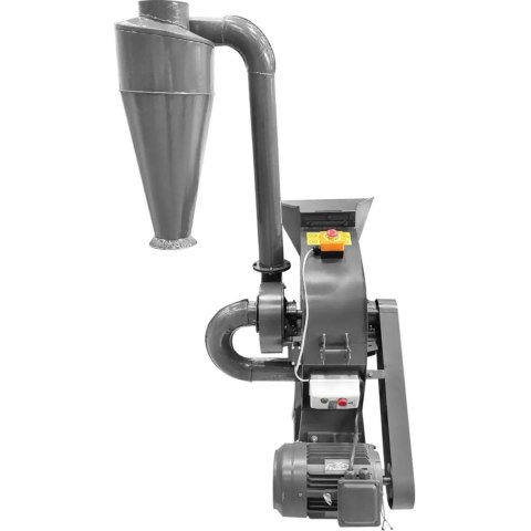 Młyn bijakowy rozdrabniacz do zboża trocin pelletu 300 kg/h 4 kW Młyn bijakowy rozdrabniacz do zboża trocin pelletu 300 kg/h 4 kW