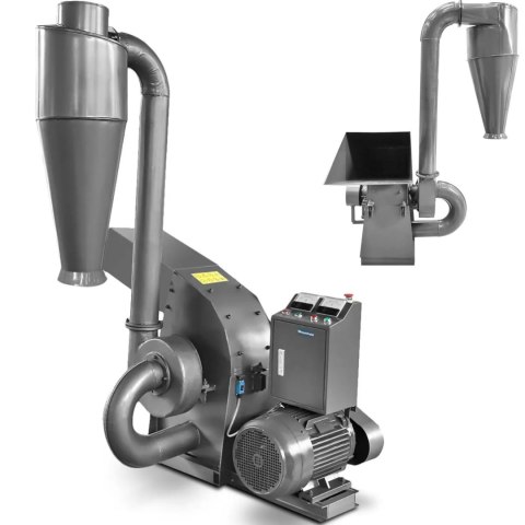 Młyn bijakowy rozdrabniacz do zboża trocin pelletu 700 kg/h 11 kW Młyn bijakowy rozdrabniacz do zboża trocin pelletu 700 kg/h 11 kW