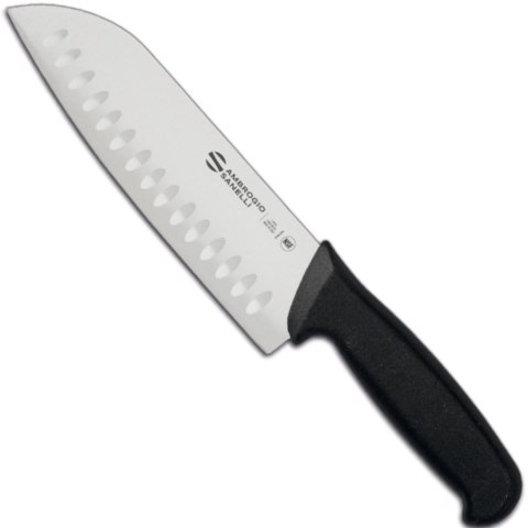Nóż Santoku ze szlifem kulowym do siekania SUPRA dł. 180/320 mm Nóż Santoku ze szlifem kulowym do siekania SUPRA dł. 180/320 mm
