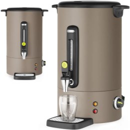 Warnik do wody grzanego wina z kranem tacką ociekową 16 l 1650 W - taupe