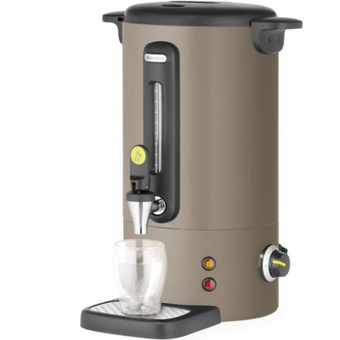 Warnik do wody grzanego wina z kranem tacką ociekową 9 l 950 W - taupe