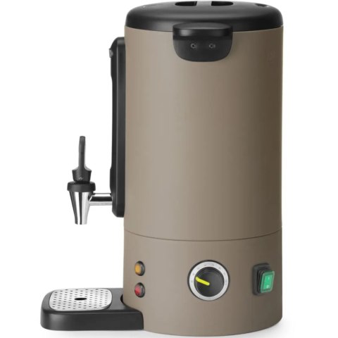 Warnik do wody grzanego wina z kranem tacką ociekową 9 l 950 W - taupe