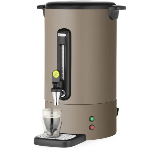 Zaparzacz do kawy z kranem ociekaczem 14 l 1750 W - taupe Zaparzacz do kawy z kranem ociekaczem 14 l 1750 W - taupe