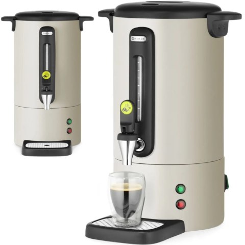 Zaparzacz do kawy z kranem ociekaczem 7 l 1050 W - jasnoszary Zaparzacz do kawy z kranem ociekaczem 7 l 1050 W - jasnoszary