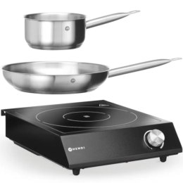 Zestaw do gotowania przenośny kuchenka indukcyjna rondel patelnia 3500 W