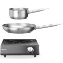 Zestaw do gotowania przenośny kuchenka indukcyjna rondel patelnia 3500 W Zestaw do gotowania przenośny kuchenka indukcyjna rondel patelnia 3500 W