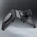3w1 Ładowarka indukcyjna dla Apple i Samsung + funkcja stojaka - czarna 3w1 Ładowarka indukcyjna dla Apple i Samsung + funkcja stojaka - czarna