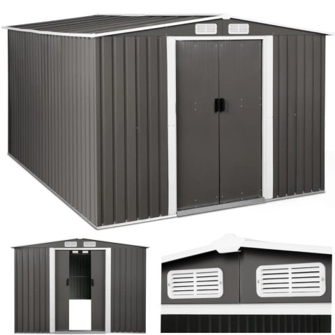 Domek składzik narzędziowy ogrodowy 313 x 179 x 258 cm Domek składzik narzędziowy ogrodowy 313 x 179 x 258 cm