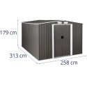 Domek składzik narzędziowy ogrodowy 313 x 179 x 258 cm Domek składzik narzędziowy ogrodowy 313 x 179 x 258 cm