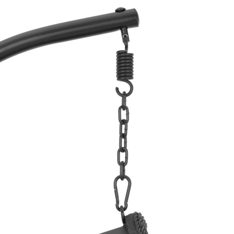 Fotel wiszący kosz kokon ogrodowy huśtawka wolnostojąca do 150 kg Fotel wiszący kosz kokon ogrodowy huśtawka wolnostojąca do 150 kg