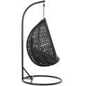 Fotel wiszący kosz kokon ogrodowy huśtawka wolnostojąca do 150 kg Fotel wiszący kosz kokon ogrodowy huśtawka wolnostojąca do 150 kg