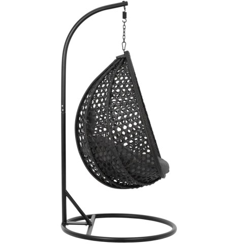 Fotel wiszący kosz kokon ogrodowy huśtawka wolnostojąca do 150 kg Fotel wiszący kosz kokon ogrodowy huśtawka wolnostojąca do 150 kg