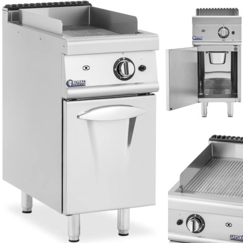 Grill gazowy ryflowany z szafką na propan / LPG / gaz ziemny 6 kW Grill gazowy ryflowany z szafką na propan / LPG / gaz ziemny 6 kW