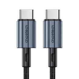 Kabel przewód USB-C - USB-C PD 60W w oplocie XCC-1014 - szary