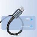 Kabel przewód USB-C - USB-C PD 60W w oplocie XCC-1014 - szary Kabel przewód USB-C - USB-C PD 60W w oplocie XCC-1014 - szary