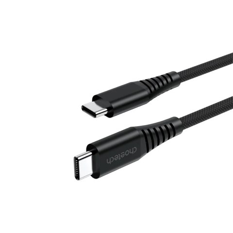 Kabel przewód USB-C-USB-C z organizererm magnetycznym PD 3.1 240W 1.8m - czarny Kabel przewód USB-C-USB-C z organizererm magnetycznym PD 3.1 240W 1.8m - czarny