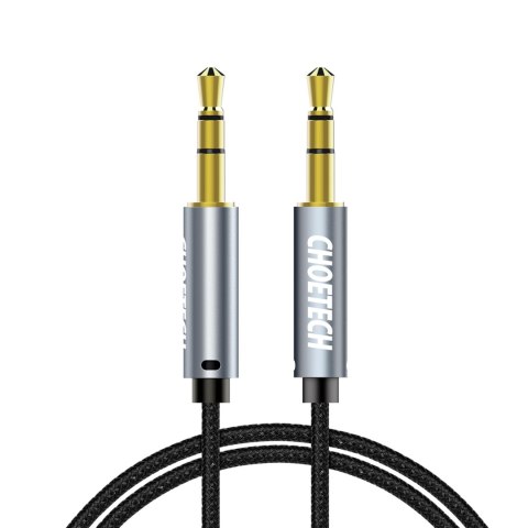Kabel przewód audio AUX do głośnika 2x mini jack 3.5mm męski 1.2m - czarny Kabel przewód audio AUX do głośnika 2x mini jack 3.5mm męski 1.2m - czarny