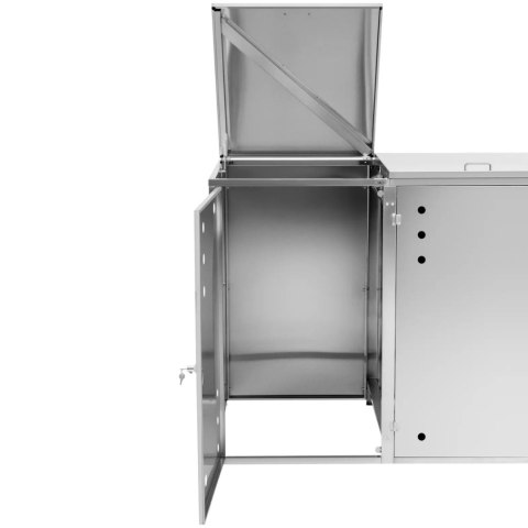 Osłona obudowa kosza kubła na śmieci z wentylacją 2 x 240 l Osłona obudowa kosza kubła na śmieci z wentylacją 2 x 240 l