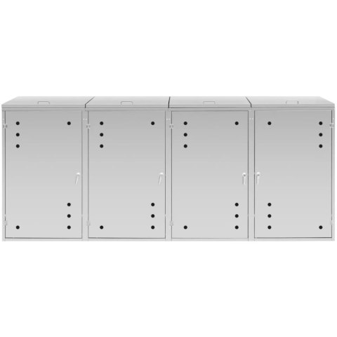 Osłona obudowa kosza kubła na śmieci z wentylacją 4 x 240 l Osłona obudowa kosza kubła na śmieci z wentylacją 4 x 240 l