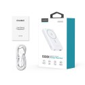 Powerbank 10000 mAh 20W MagSafe USB-A USB-C funkcja podstawki - biały Powerbank 10000 mAh 20W MagSafe USB-A USB-C funkcja podstawki - biały