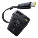 Powerbank 10000mAh 30W z portem USB-C i rozwijanym kablem USB-C Free2Pull - czarny