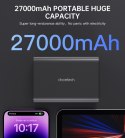 Powerbank stacja zasilania 27000 mAh 2x USB-A 2x USB-C 100W - czarny Powerbank stacja zasilania 27000 mAh 2x USB-A 2x USB-C 100W - czarny
