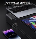 Powerbank stacja zasilania 27000 mAh 2x USB-A 2x USB-C 100W - czarny Powerbank stacja zasilania 27000 mAh 2x USB-A 2x USB-C 100W - czarny