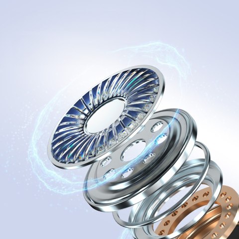 Słuchawki Sounfii R4 bezprzewodowe Bluetooth 5.3 ENC - białe Słuchawki Sounfii R4 bezprzewodowe Bluetooth 5.3 ENC - białe