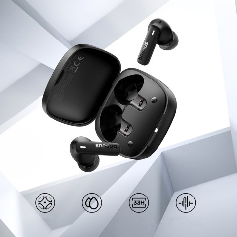 Słuchawki bezprzewodowe Bowie E19 TWS dokanałowe USB-C - czarne Słuchawki bezprzewodowe Bowie E19 TWS dokanałowe USB-C - czarne