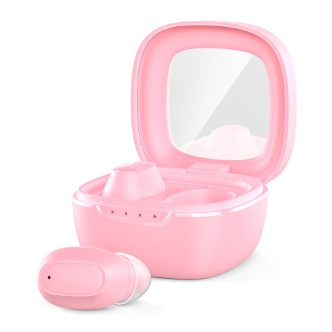 Słuchawki dokanałowe MEMS bezprzewodowe TWS Bluetooth 5.3 - różowe Słuchawki dokanałowe MEMS bezprzewodowe TWS Bluetooth 5.3 - różowe