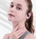 Słuchawki douszne OWS bezprzewodowe TWS Bluetooth 5.3 - czarne Słuchawki douszne OWS bezprzewodowe TWS Bluetooth 5.3 - czarne