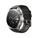 Smartwatch okrągły Venture Series z opcją odbierania połączeń + srebrna bransoleta - szary Smartwatch okrągły Venture Series z opcją odbierania połączeń + srebrna bransoleta - szary