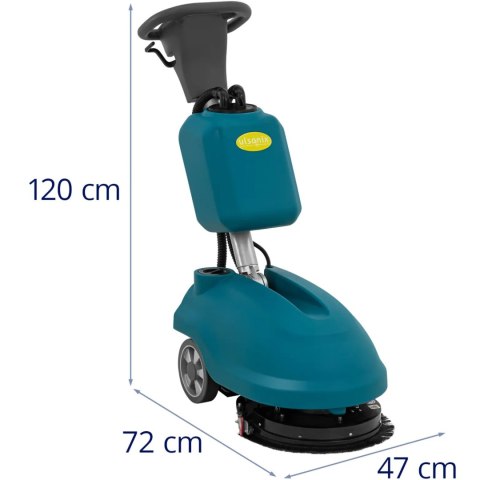 Szorowarka akumulatorowa do czyszczenia podłóg 35 cm 15 l 160 obr./min Szorowarka akumulatorowa do czyszczenia podłóg 35 cm 15 l 160 obr./min