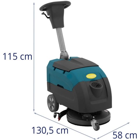 Szorowarka akumulatorowa do czyszczenia podłóg 40 cm 25 l 160 obr./min Szorowarka akumulatorowa do czyszczenia podłóg 40 cm 25 l 160 obr./min