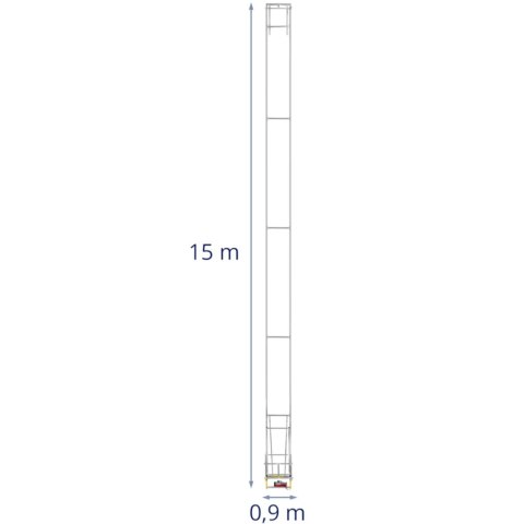 Winda wciągarka dekarska budowlana z pilotem 15 m do 200 kg 1500 W Winda wciągarka dekarska budowlana z pilotem 15 m do 200 kg 1500 W