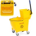 Wózek do sprzątania mycia podłóg z wyżymaczką 32 l Wózek do sprzątania mycia podłóg z wyżymaczką 32 l