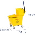 Wózek do sprzątania mycia podłóg z wyżymaczką 32 l Wózek do sprzątania mycia podłóg z wyżymaczką 32 l