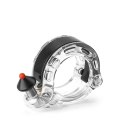 Dzwonek rowerowy w kształcie litery Q 100db - przezroczysty Dzwonek rowerowy w kształcie litery Q 100db - przezroczysty