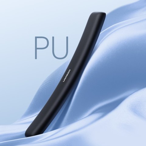 Ergonomiczna podkładka do klawiatury pod nadgarstki z pamięcią kształtu - czarna Ergonomiczna podkładka do klawiatury pod nadgarstki z pamięcią kształtu - czarna