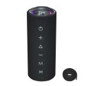 Głośnik przenośny Bluetooth Mirtune C2 24W + kable USB-C AUX - czarny Głośnik przenośny Bluetooth Mirtune C2 24W + kable USB-C AUX - czarny