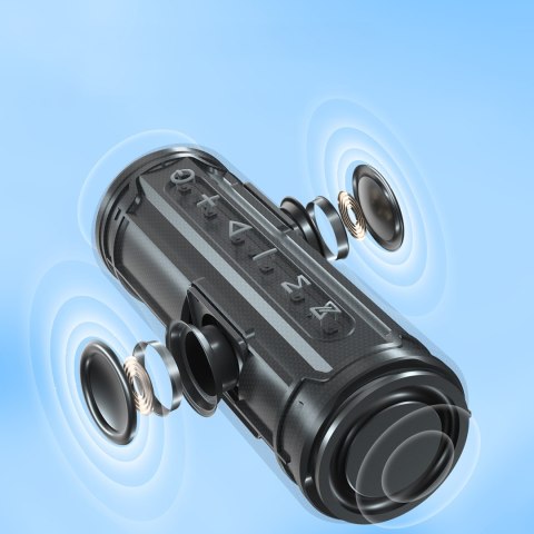 Głośnik przenośny Bluetooth Mirtune C2 24W + kable USB-C AUX - czarny Głośnik przenośny Bluetooth Mirtune C2 24W + kable USB-C AUX - czarny