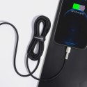 Kabel przewód Cafule Series Metal Data USB-A - iPhone Lightning 2.4A 1m - czarny