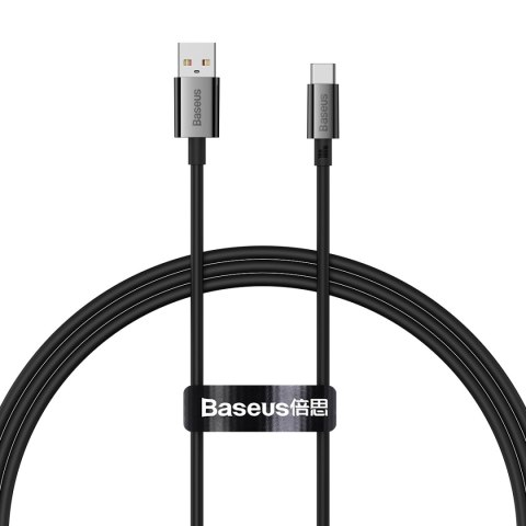 Kabel przewód Superior Series USB-A - USB-C 100W 2m - czarny