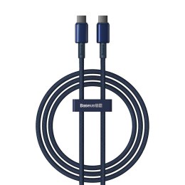 Kabel przewód Tungsten Gold USB-C - USB-C 100W 1m - granatowy