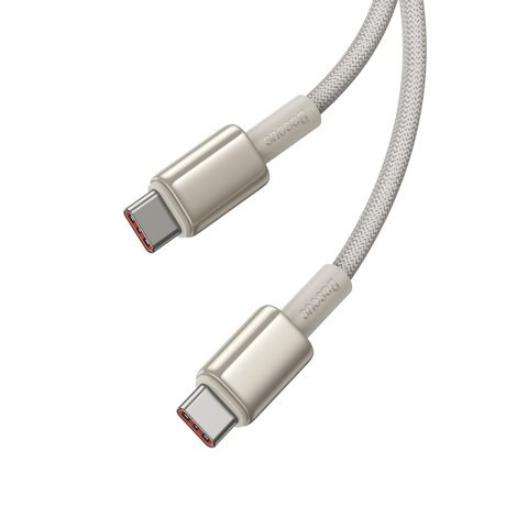 Kabel przewód Tungsten Gold USB-C - USB-C 100W 1m - złoty