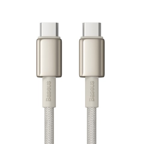 Kabel przewód Tungsten Gold USB-C - USB-C 100W 1m - złoty