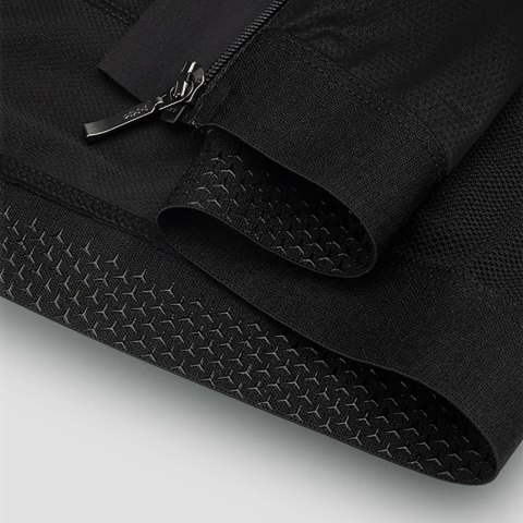 Koszulka rowerowa rozpinana z krótkim rękawem XXL - czarna Koszulka rowerowa rozpinana z krótkim rękawem XXL - czarna